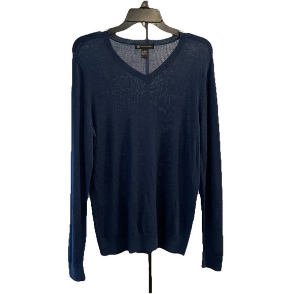 NWT I.N.C International Concepts Men’s Navy V-Neck Sweater Size S - Picture 1 of 4